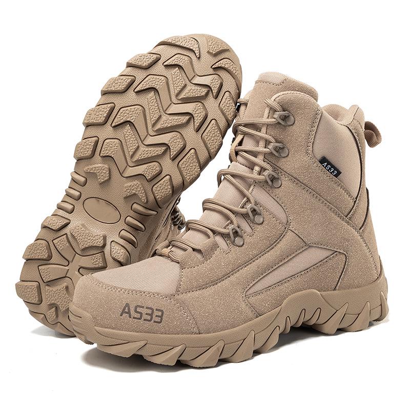 

Men s Thickened Warm Hiking and Mountaineering Boots - Plus Velvet Military Style 43