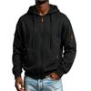 Men's Color Winter Hoodie with Zippered Pockets