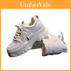Dad Shoes Spring Fashion Sneakers With Pu Upper And Breathable Mesh For Women