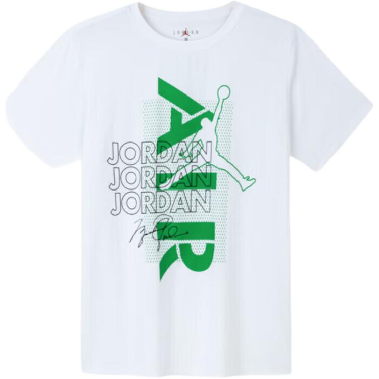Футболка Jordan чисто белая для подростков FQ0614-100 140/68(S)