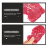 Angoily Sliced Beef Artificial Fake Beef Fresh Steak Lifelike Steak Simulation Meat Model Prop Realistic Food Ornament for Home Kitchen Party Display