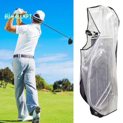 Skládací pláštěnka na golfový bag - Vodotěsná a prachotěsná, průhledný PVC pláštěnka, velmi odolná, pro golfisty ženy muže