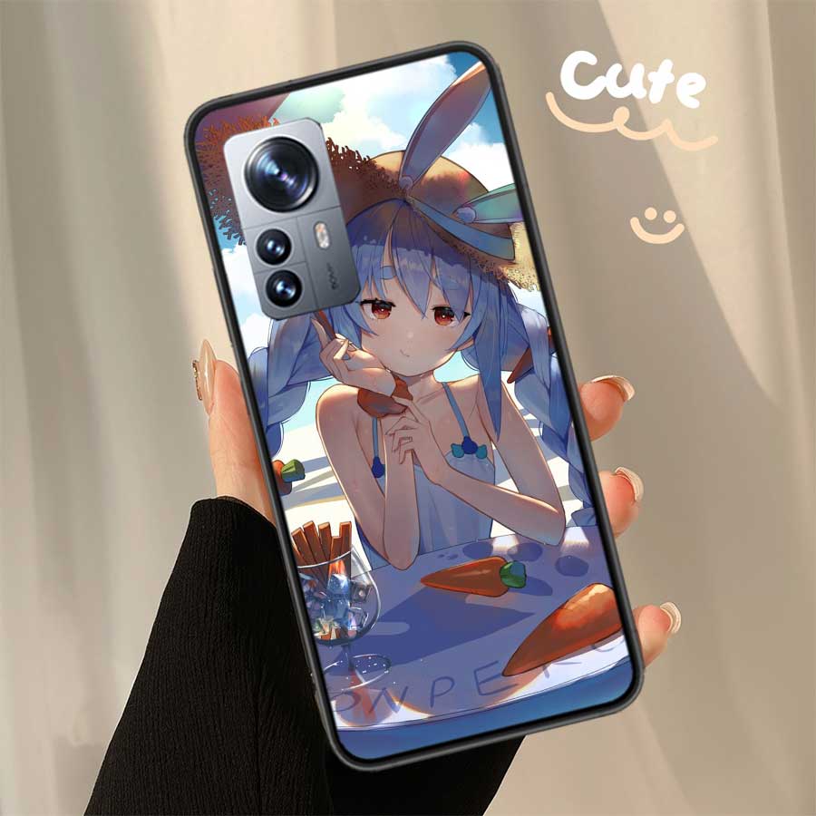 

Чехол для телефона Usada Pekora Hololive с аниме для Xiaomi Poco X6 X5 X4 X3 GT NFC M4 M5 Pro 5G M3 Mi Note 10 Lite F5 F4 F3 F2 F1 Capa Co Xiaomi Note 10 Lite