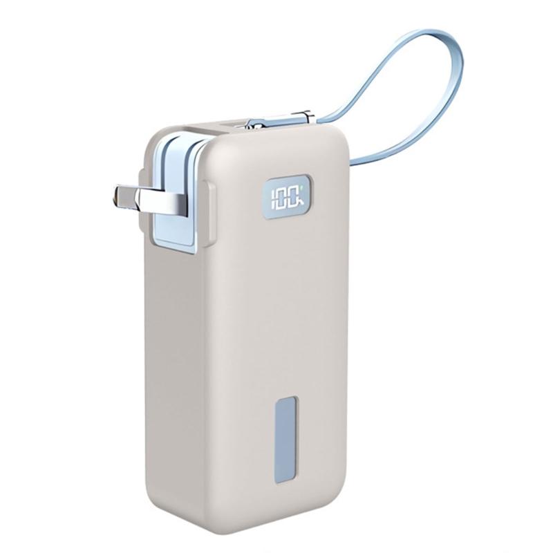 Starke Schutzhülle Stoßfest & Stilvolle Designs Aufbewahrungstasche Leicht zu Tragen für Anaker 10000mAh 3-in-1 Powerbanks