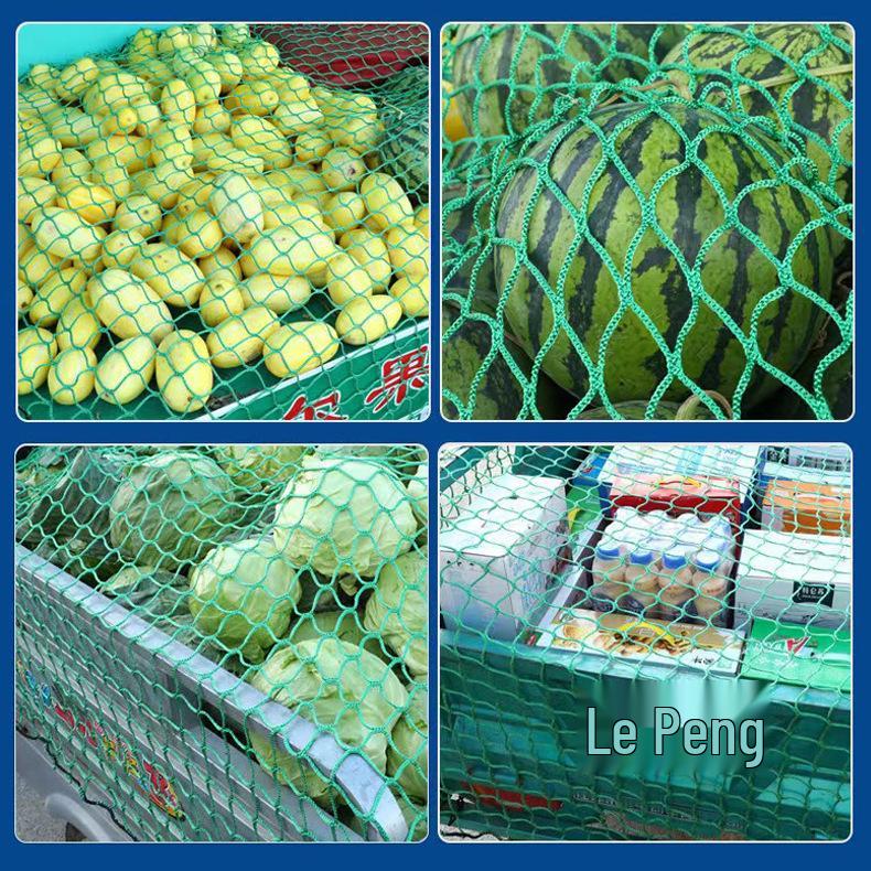 Polyethylene Knotless Cargo Net: Safety Cover for Trailers and Trucks