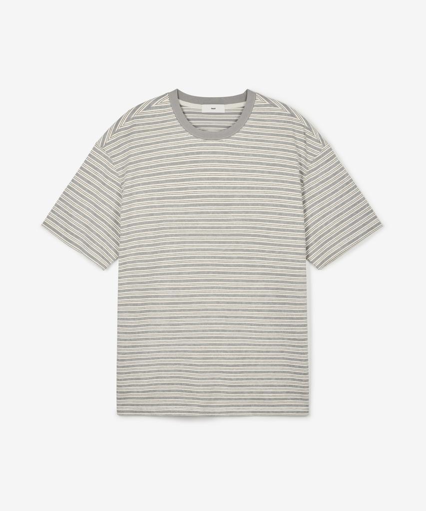 Tienjiti W Vintage Striped Tee (Vintage Gray) Tnts6E206G2