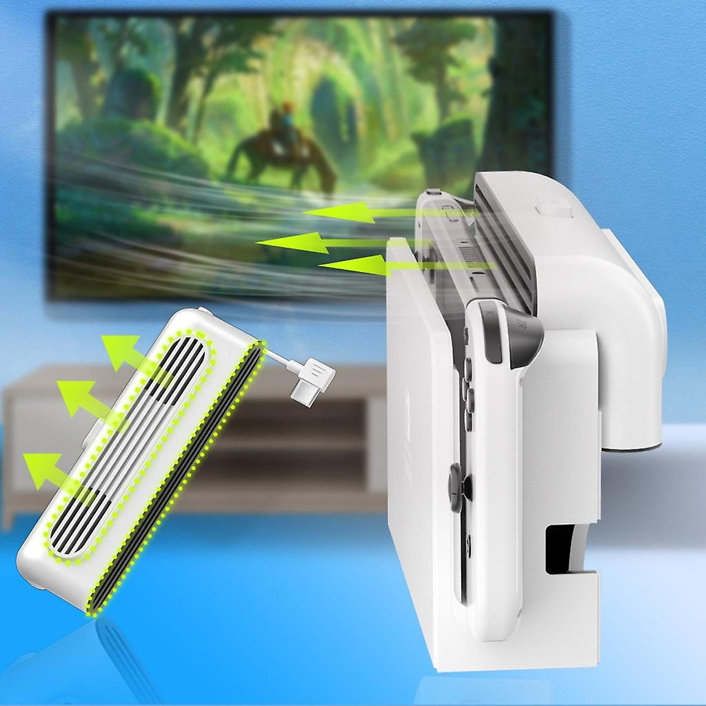 Industrial Grade Cooling Fan Universal Cooler Easy Installs Switch OLED