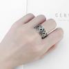 New Retro Wufu Copper Coins and Five Emperors Coins Open Rings for Men and Women Retro
