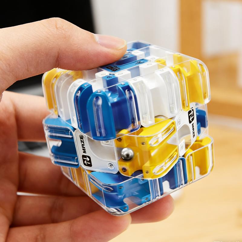 3D Maze Magic Cube Six-sided Fidgeting Puzzle Speed Cube Cubes Maze Playthings Designed For Children's Instructive Playthings Birth Date Celebration