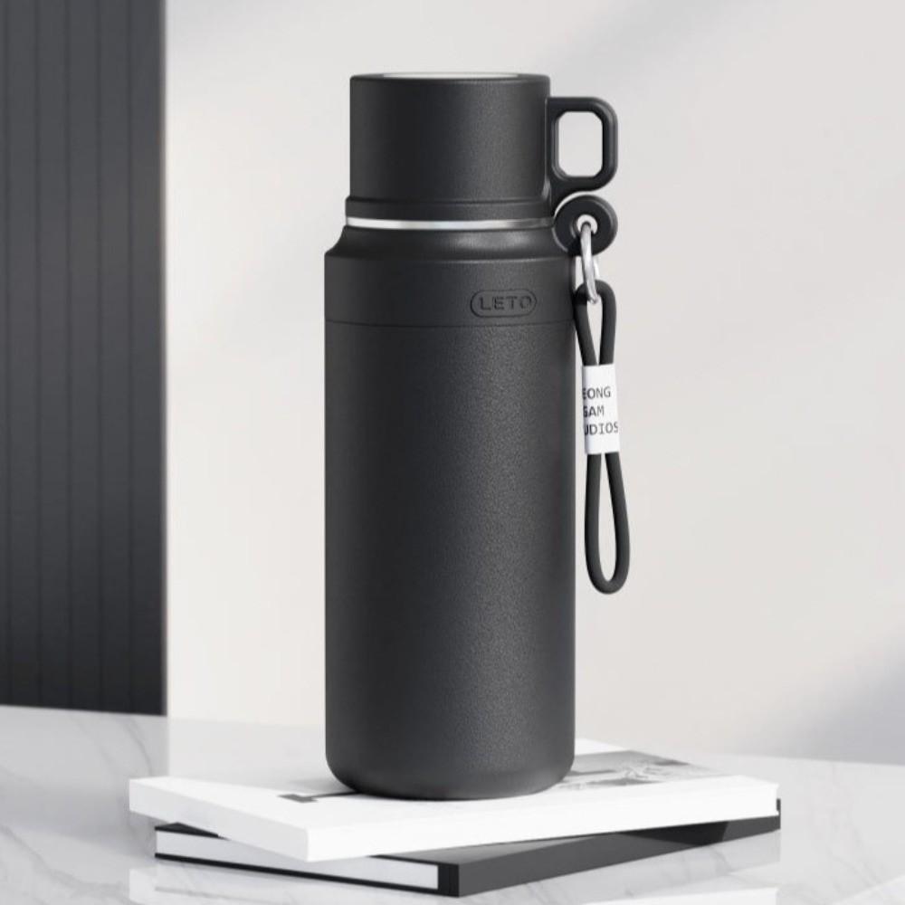 Double Wall Portable Water Cups 800ml Insulated Drinking Cup Reusable Vacuum Flasks  Office Use