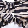 Women's Seven-minute Sleeve Striped Sunscreen Chiffon Shirt Thin Section Loose Belly-shading Blouse