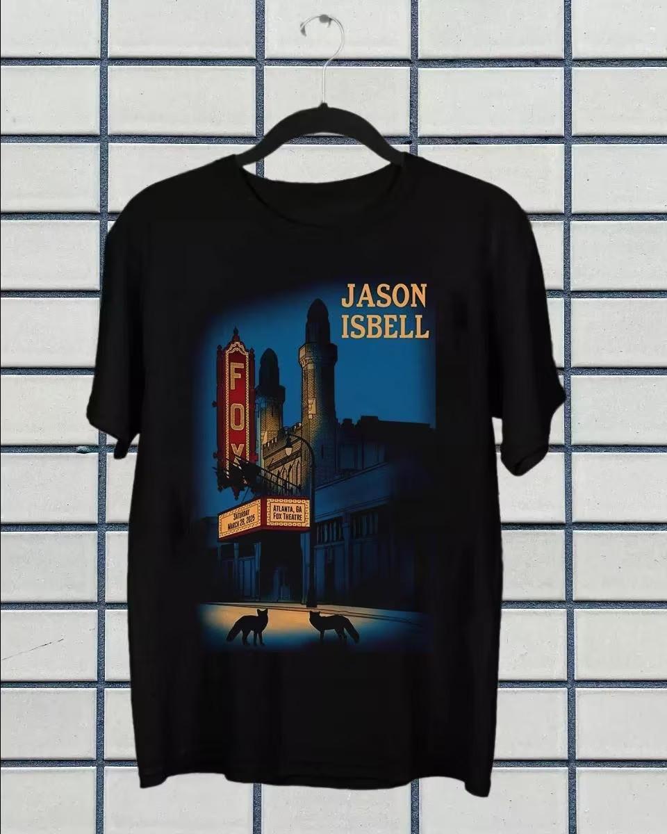 New Jason Isbell Singer Graphic Black Oversize Short Sleeve S-234XL SA441 Unisex T-Shirt S