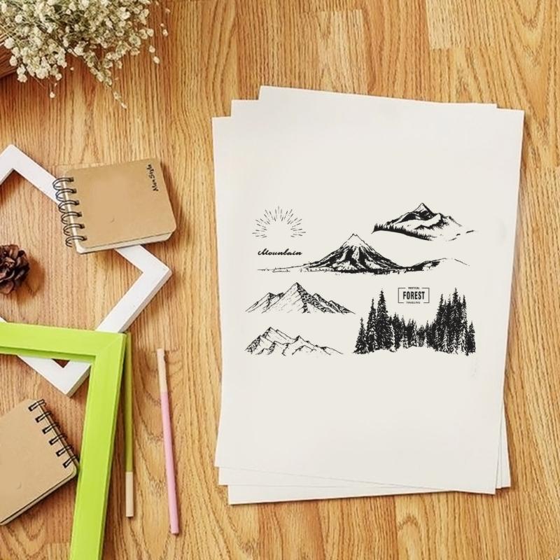 Sonne Schneeberg Silikon Klarstempel DIY Stempel Scrapbooking Prägung Fotoalbum Dekopapier Kartenherstellung Stempel