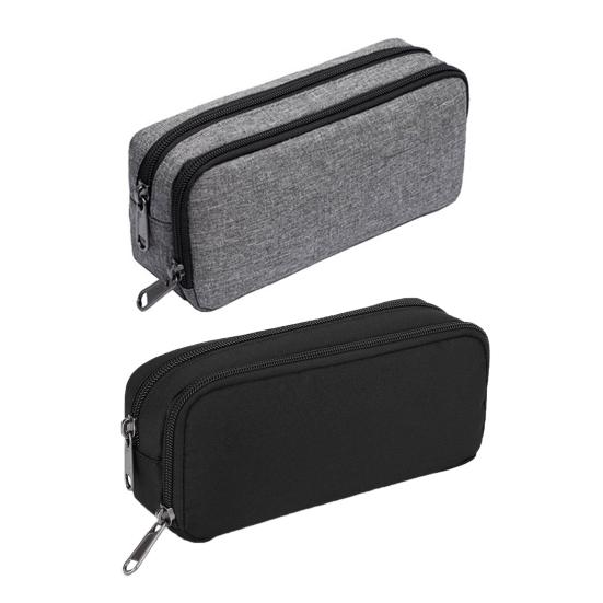 Pencil Case Secure Large Capacity Zipper Closure Oxford Cloth Waterproof Stationery Storage Organizer School Supplies