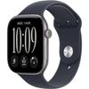 Apple Watch Series 12 GPS + Cellular - 46mm - Boîtier Space Grey Aluminium - Bracelet Navy Blue Sport Band - M/L