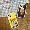 Cartoon Animation P-PopeyeS Retro Phone Case For IPhone 16 15 14 11 12 13 Pro Max Plus Back Leather Shell