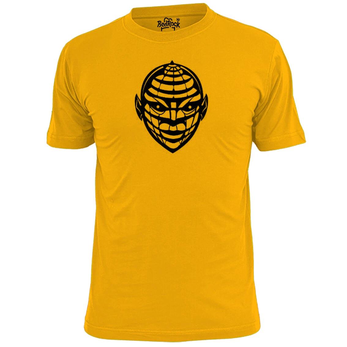 Mens Tribal Face Mask Art T shirt Tattoo Maori L