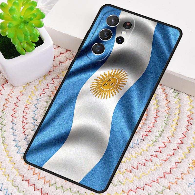 Argentina Flag soft Phone Case for Samsung Galaxy note 10 pro S26 Ultra S23 S24 FE S25 S21 S22 PLUS shockproof Cove