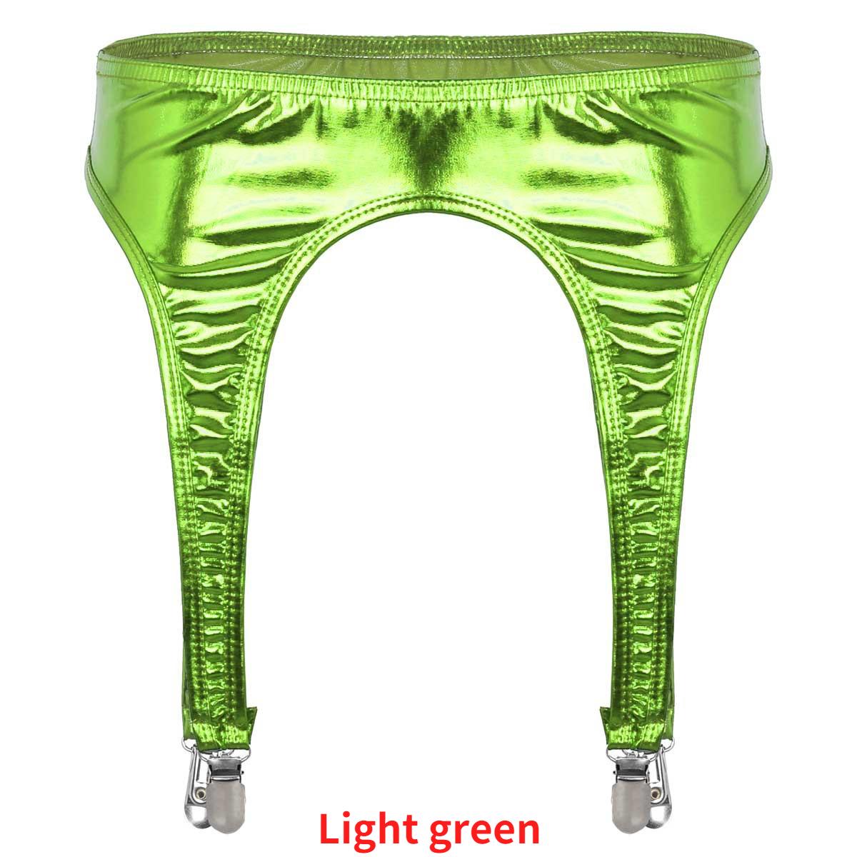 

Жіночий пояс для підв’язок, пояс на підтяжках із 4 ременями та металевими затискачами для високих панчох 24-30 inches/1pcs світло-зелений колір