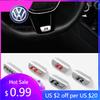 2026 Hot For Volkswagen VW 3D Metal R R Line GTI Badge Steeling Wheel Cover Stickers Car Styling For VW Golf GTI Sportsvan Sagit