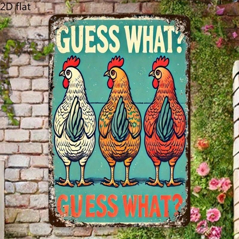 Vintage Metal Tin Wall Poster Sign 20x30cm