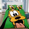 Pluto Dog Duvet Cover Pillowcase Bedding Set Adult Boy Girl Bedroom Decoration Children Gift Single Double Large Size