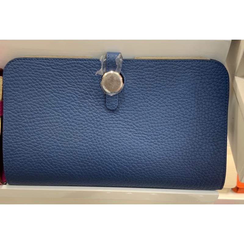 New Fashion Top Layer Cowhide Lychee Pattern Wallet Women's Long Style Handbag Leather Passport Clip Women's Bag