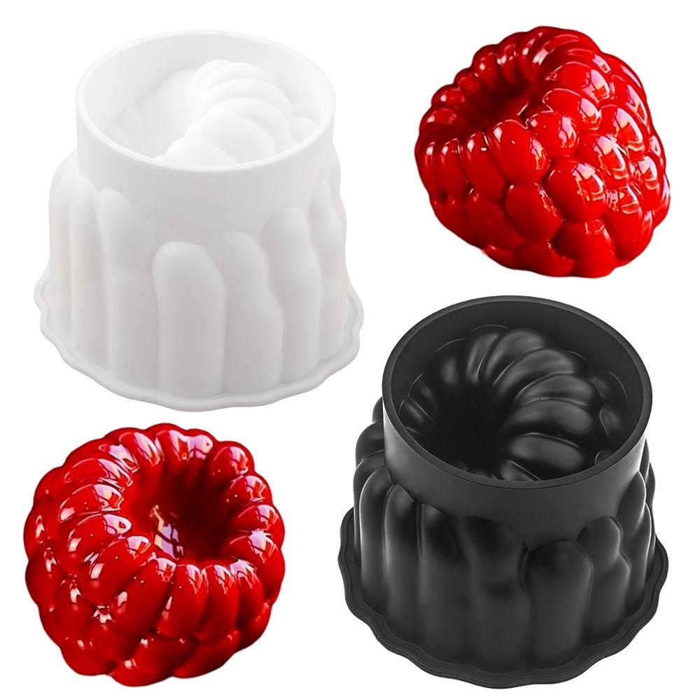 Food-Grade Silicone Raspberry Mousse Mold Heat-Resistant French Pastry Baking Mold  Kitchen Use