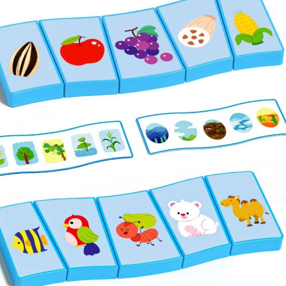Puzzle Board Shape Matching Board Game Montessori Animal Jigsaw Toys  Thinking Training