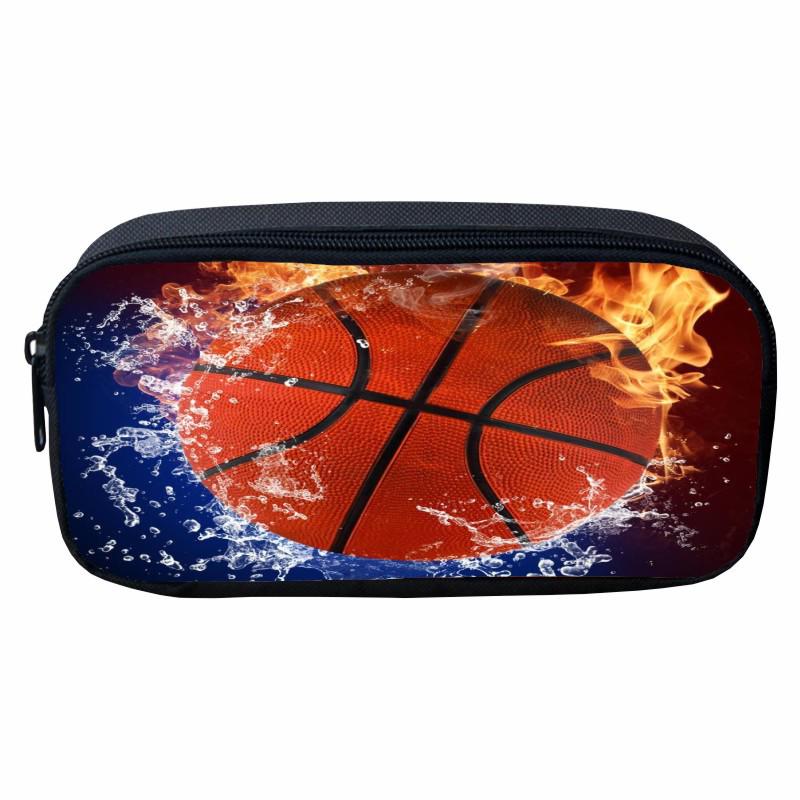 Flame Pattern Pencil Case for Kids - Cartoon Design for Primary School Boys