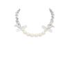 Empress Dowager Cixi Baroque Pearl Necklace & Bracelet Set - Vintage Punk Cuban Chain