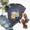 T-shirt Greggs Sausage Roll Maglietta Divertente Meme Vintage Natale Maglietta Unisex Manica Corta Maglietta Grafica Natale Gesù