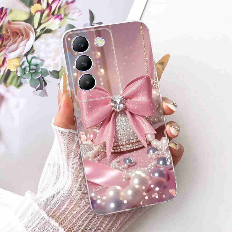 For Vivo Y100 IDN 5G Case New Fashion Painted Cover Silicone Soft TPU Fundas For Vivo Y200e Y 200E 100 Phone Case Coque