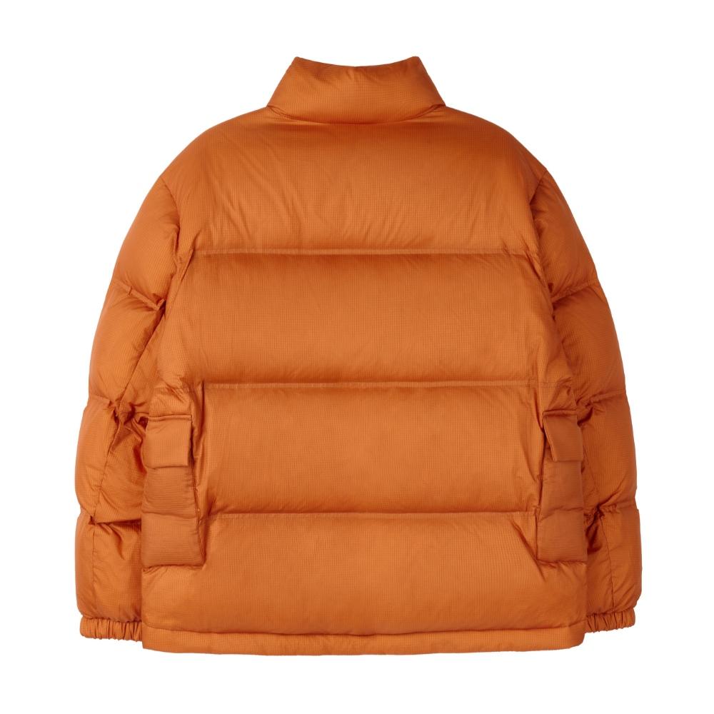 Brompton London Light Shell Heavy Short Down Jumper - Orange (P254Udw136)