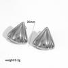 Geometric Stainless Steel Triangle Earrings For Women Fashion Jewelry