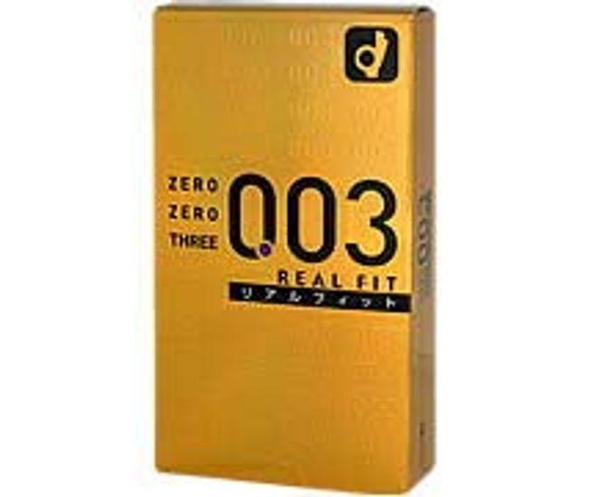 

из Zero Zero Three 003 Real Fit 2000 10 штук x 5 штук набор [Набор 5]