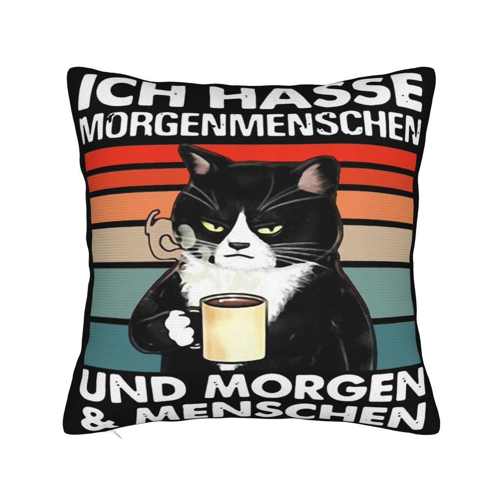 Guten Morgen Ganz Dnnes Eis Pillow Cover Accessories Printing Cushion Cover Decorative Pillow Case Cover Sofa Multiple Sizes