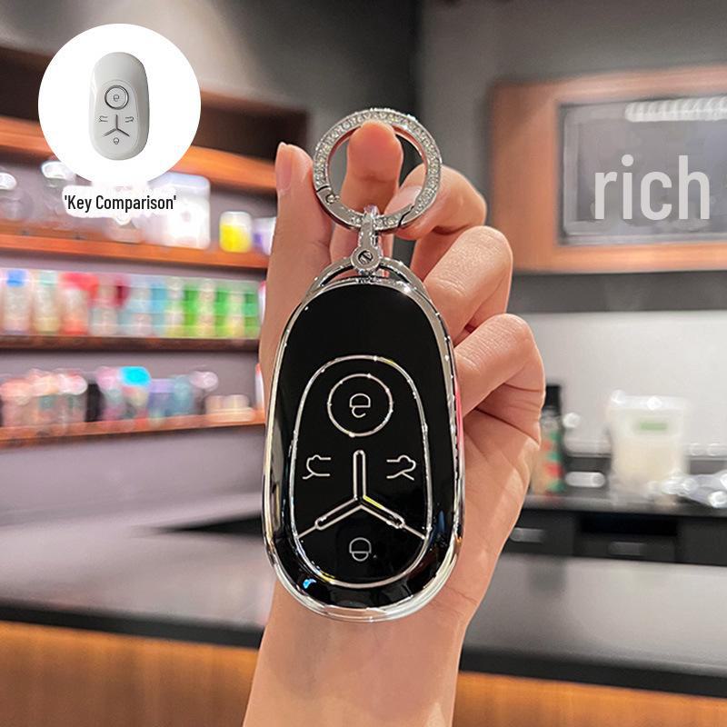 Geely Star Wish 2024 Key Cover - Cute Geometric Design for Women