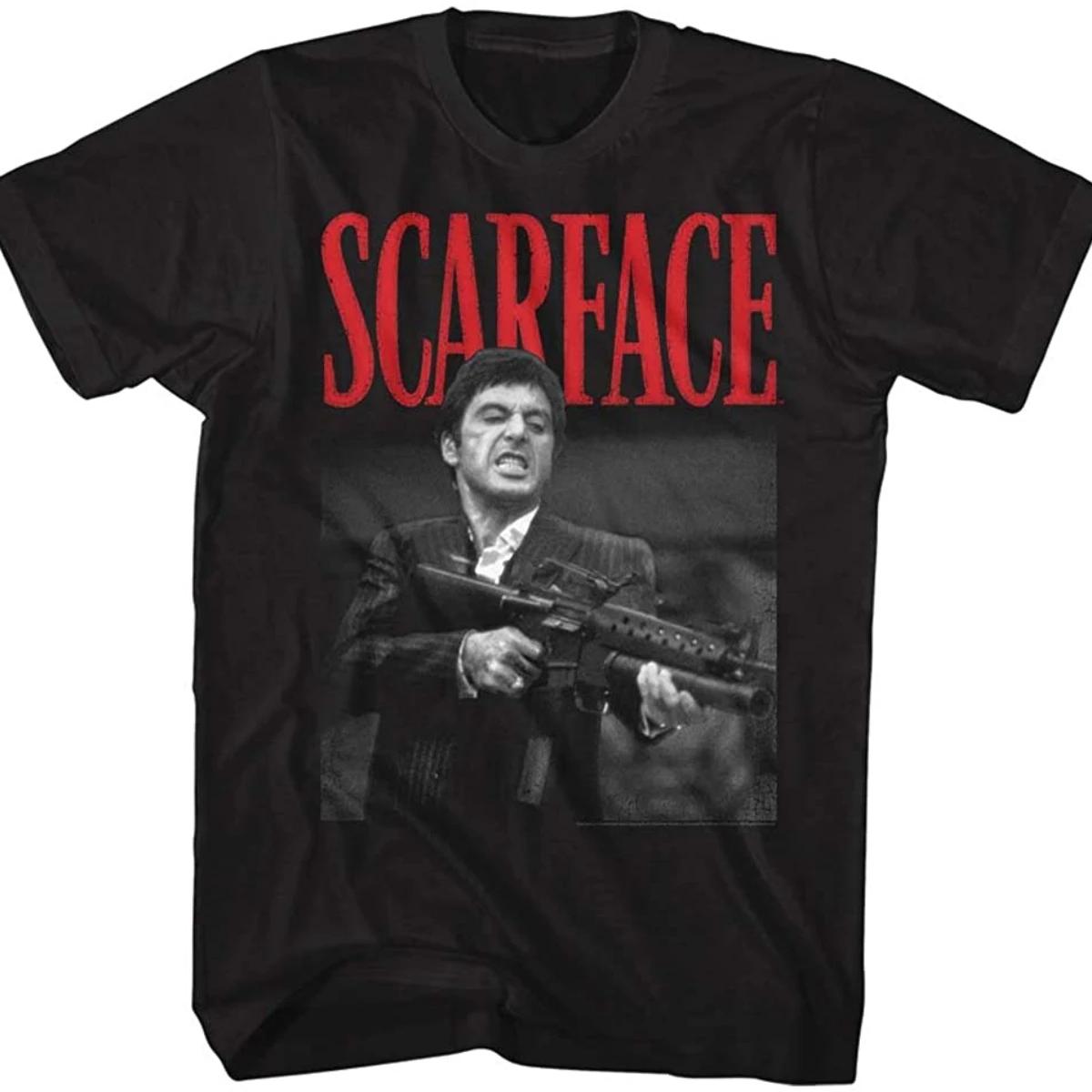 American Classics Scarface 1983 Crime Film Movie Dakkadakka TShirt Summer Cotton Short Sleeve ONeck Mens T Shirt New S3XL S
