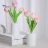 Decorative Night Lamp Large Tulip Light Realistic Floral LED Bedside Battery-Powered Ambiance Eco Friendly for Bedroom Desk Decor Warm Glow
