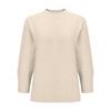 Women's Fashion Casual Solid Color Round Neck Long Sleeve Sweater Top