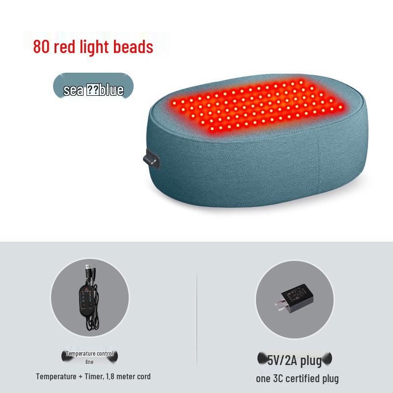 Red Light Therapy Heated Footrest & Leg Pillow: Winter Anti-Frostbite Solution for Home or Office 36*27*12
