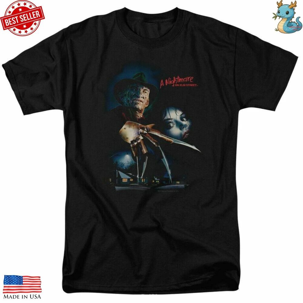 Страшная футболка с графикой Фредди Крюгера, Хэллоуин, Хоррор-фильм, Кошмар, Унисекс футболка XXL