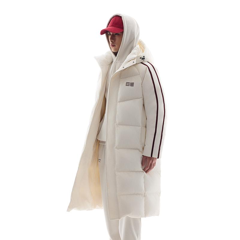 

Anta Lifestyle Series Loose Fit Solid Color Down Jacket Unisex Outerwear Ivory 972448901-1 XS