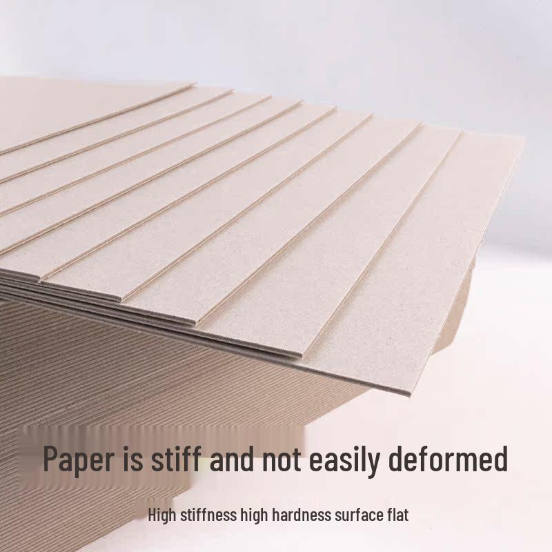 Extra Thick Gray Double-Sided Cardboard Cutting Mat with Colored Paper for DIY, Painting, and Crafts (A3/A2 Sizes)