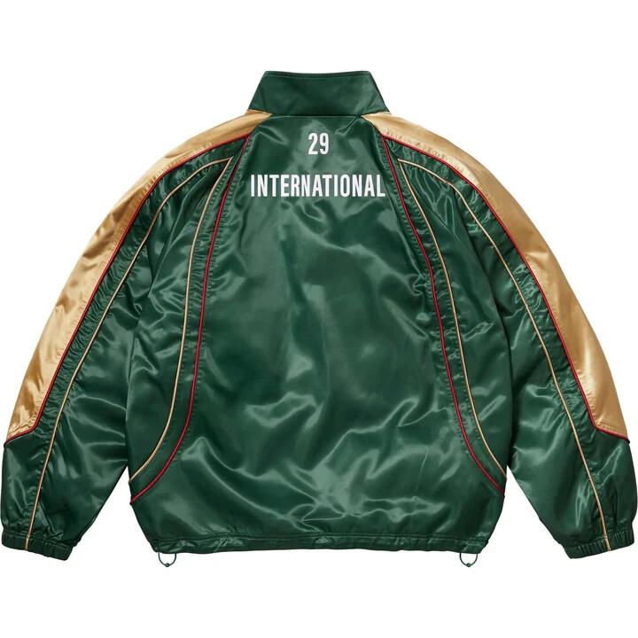 Supreme Satin Piping Pullover Green