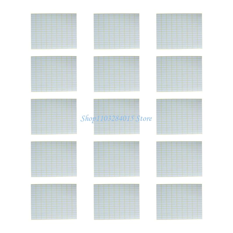 R6FF 15 Sheets Multifunctional Labels Sticker Blank Labels Adhesive Sticker Jams Label for Storage Classroom Home