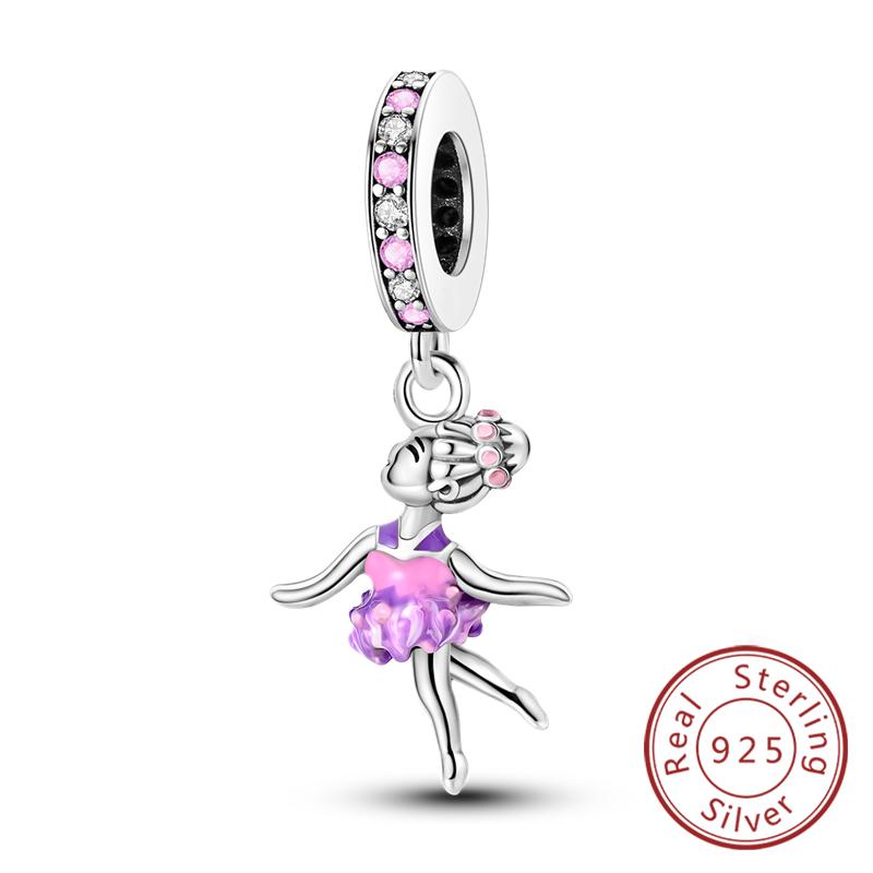 Potrivire Mărgele Charmuri Cupru Original Băiat Fată Mamă Pandantiv Charmuri Pentru Brățară Colier Bijuterii Femei Cadou