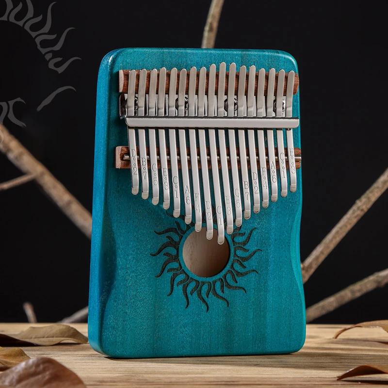 17 21 Keys Kalimba Finger Piano Kalimba Thumb Piano Keyboard Musical Instrument Mbira For Beginner Music Lover Gifts