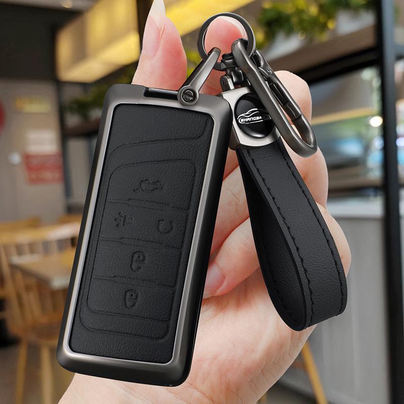 Metal Car Remote Key Case Cover Shell For Trumpchi Gac Gs4 Gm8 Ga3 Empow J11 J12 J13 J14 J15 J16 Gs8 Protector Accessories